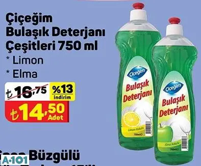 ÇİÇEĞİM BULAŞIK DETERJANI ÇİÇEĞİM BULAŞIK DETERJANI